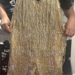 Fringe Backless Romper 