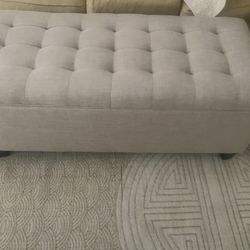 Tufted Storage Ottoman