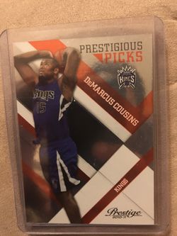 DeMarcus Cousins 2010-11 Prestigious Picks Green #5, 010/299 Sacramento Kings rookie