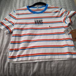 Vans Crop Top. New With Tags. 