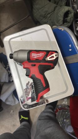 Brand new Milwaukee M12 12V 1/4” Hex Impact Driver, Model 2462-20. Never used and ready to go!