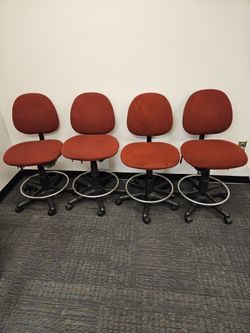 4 Used Office Chairs