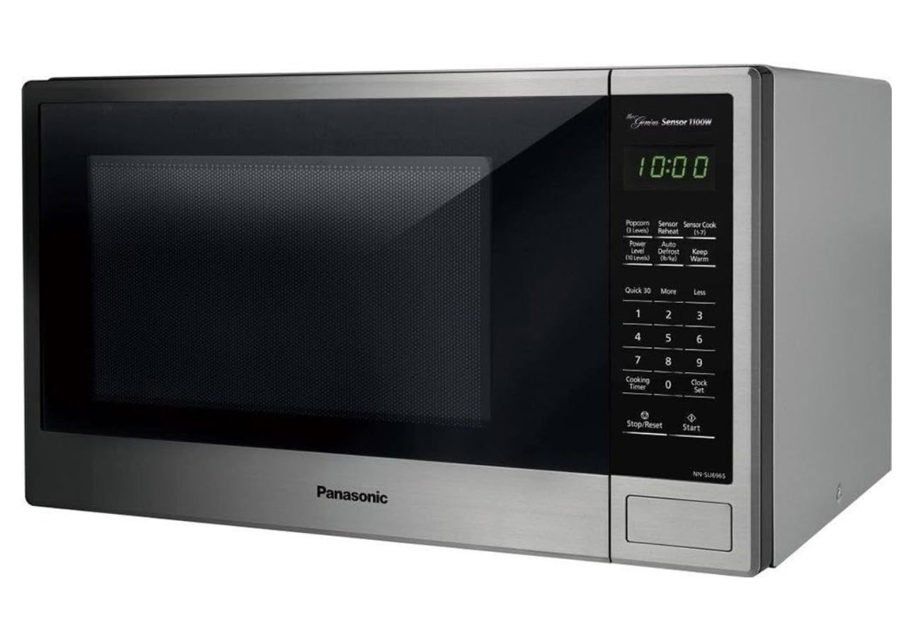 Panasonic NN-SU696S Microwave Oven, 1.3 Cft, Stainless Steel/Silver - Brand new