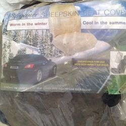 Sheep Skin Seat Covers  Never Used $85