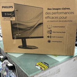 Philips 24” 75 Hz  IPS 5ms Monitor $85