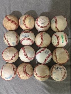 16 baseballs