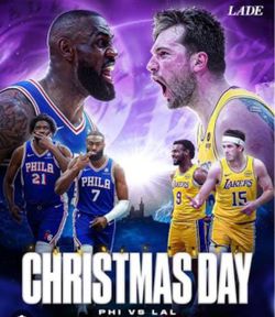 Lakers vs Sixers Christmas Day!!!!!