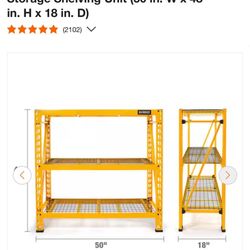 Dewalt Storage Shelving Stackable 