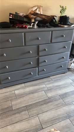9 door, dresser, all wood