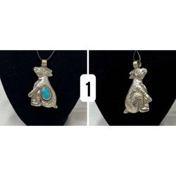3”-3.5” Inch Turquoise Pendants 