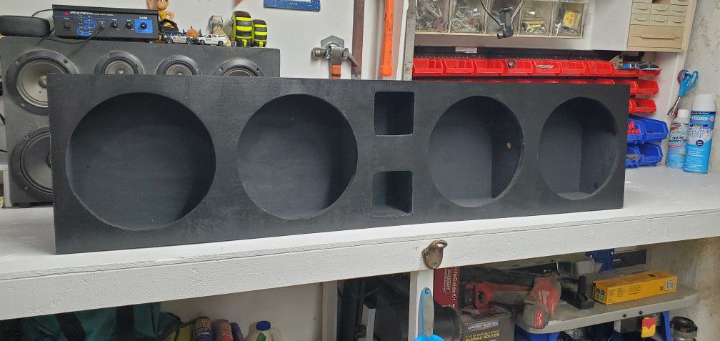 Custom Box Built For 4 - 10 Inch Speakers & 2 - Horns