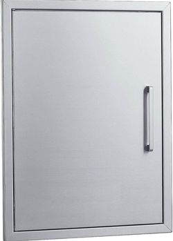 BBQ Access Door Stainless Steel, 18" W by 24" H Vertical Single Door Reversible Open Left or Right,Flush Mount for Outdoor Kitchen Brand New still in 