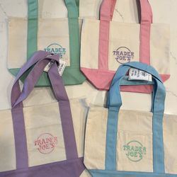 Trader Joe’s Mini Pastel Tote Bag