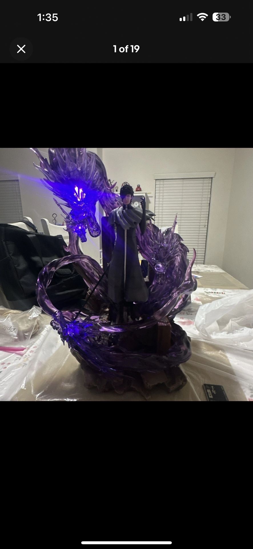 YM Studios Bleach Hado 99 Aizen Sousuke Resin Model statue