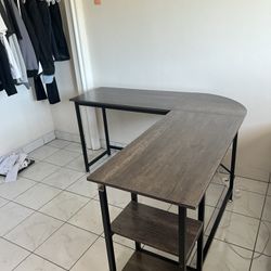 L Desk Table 57 Inch