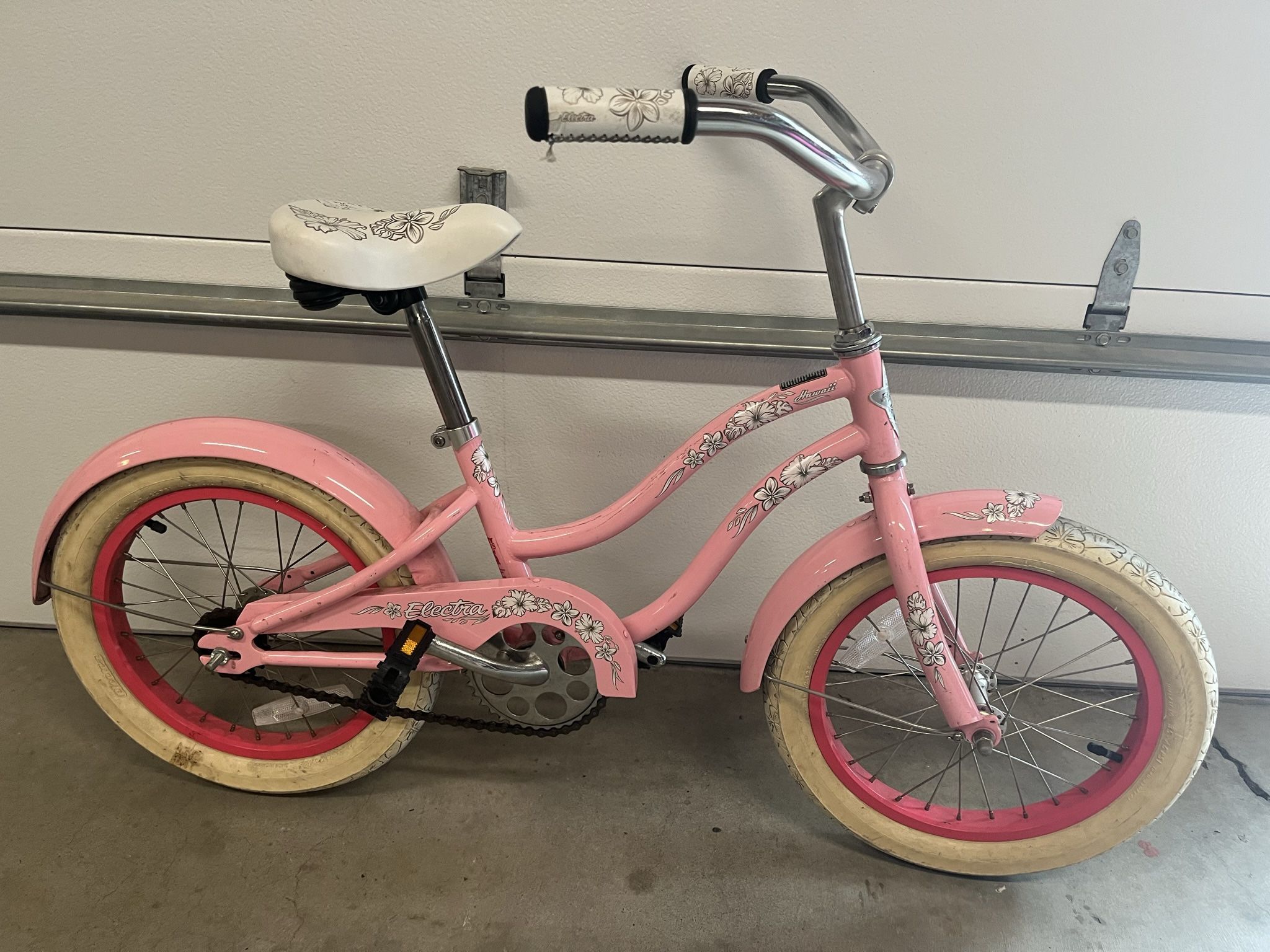 Kids Pink Cruiser Bike 16”