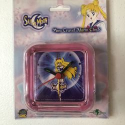 1999 Sailor Moon Mini Travel Alarm Clock