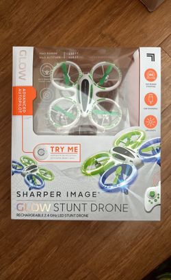 Sharper Image Glow Stunt Drone 