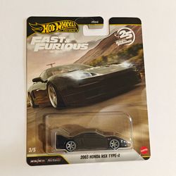 Hot Wheels Premium Fast & Furious 2003 Honda NSX Type-R Black 🖤