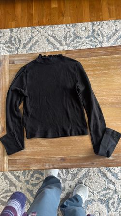 Brandy&Melville  black long sleeve top Sz s