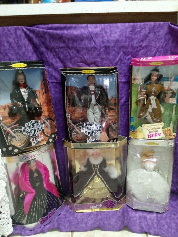 Vintage Collection Of Barbies 1995 American Indian Barbie, 1996