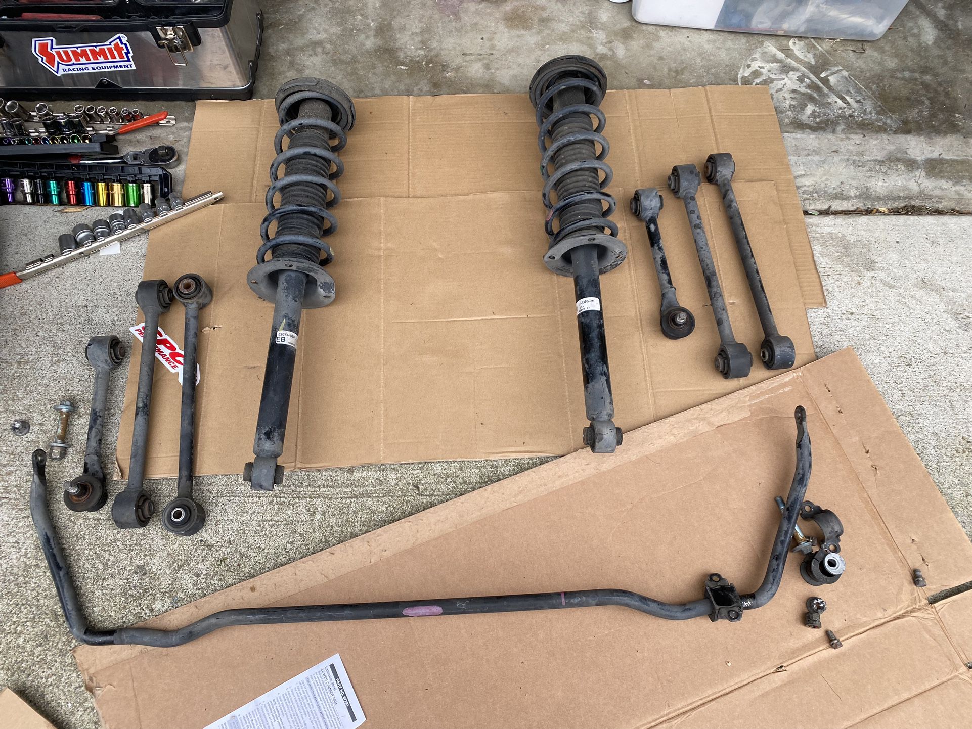 05 TL Sport Oem Shocks And Sway Bar And Stabilizers