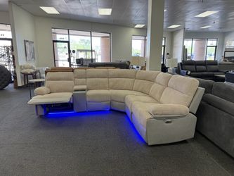 Reclining 2 tone sectional