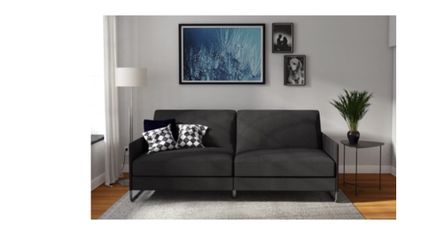 New dhp pembrooke convertible sofa,grey linen
