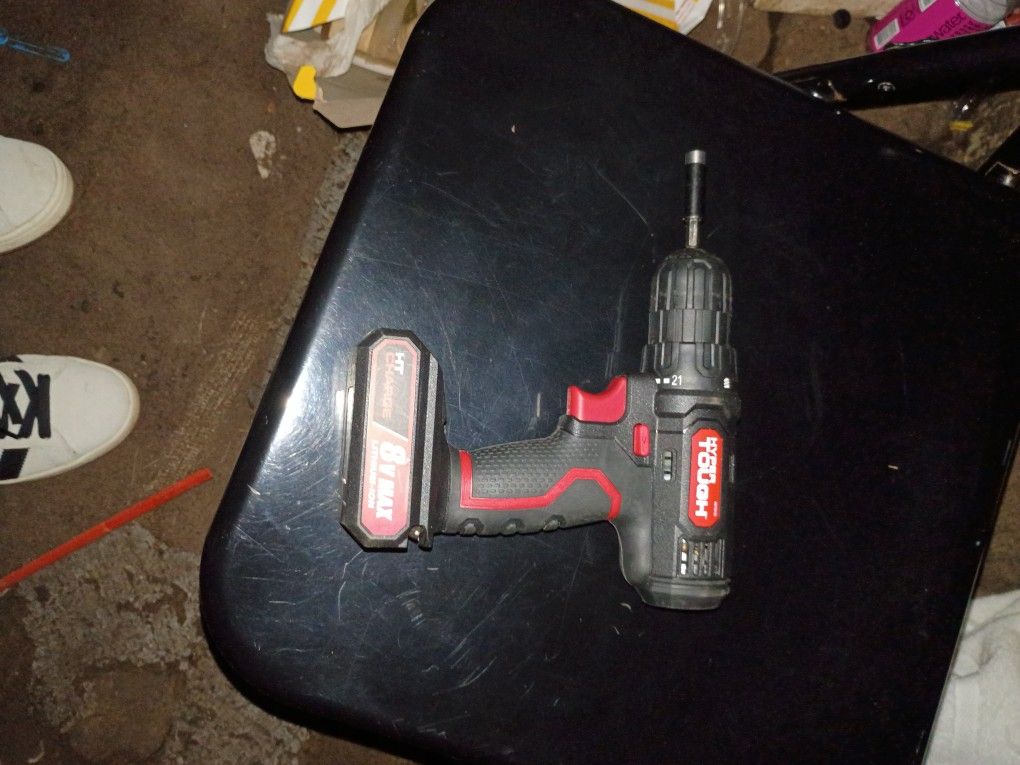Hyper Tough 8v Hammer Drill