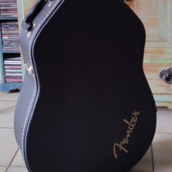 Fender Hard Case For Acoustic Classical Or Electric Guitar 