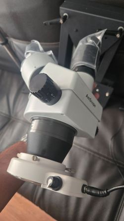 Amscope diamond setter microscope. Microscopio para montador de diamantes