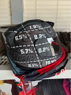 Brand New Icon Airframe Pro Full Face Motorcycle Helmet Re-Entry - Size Large