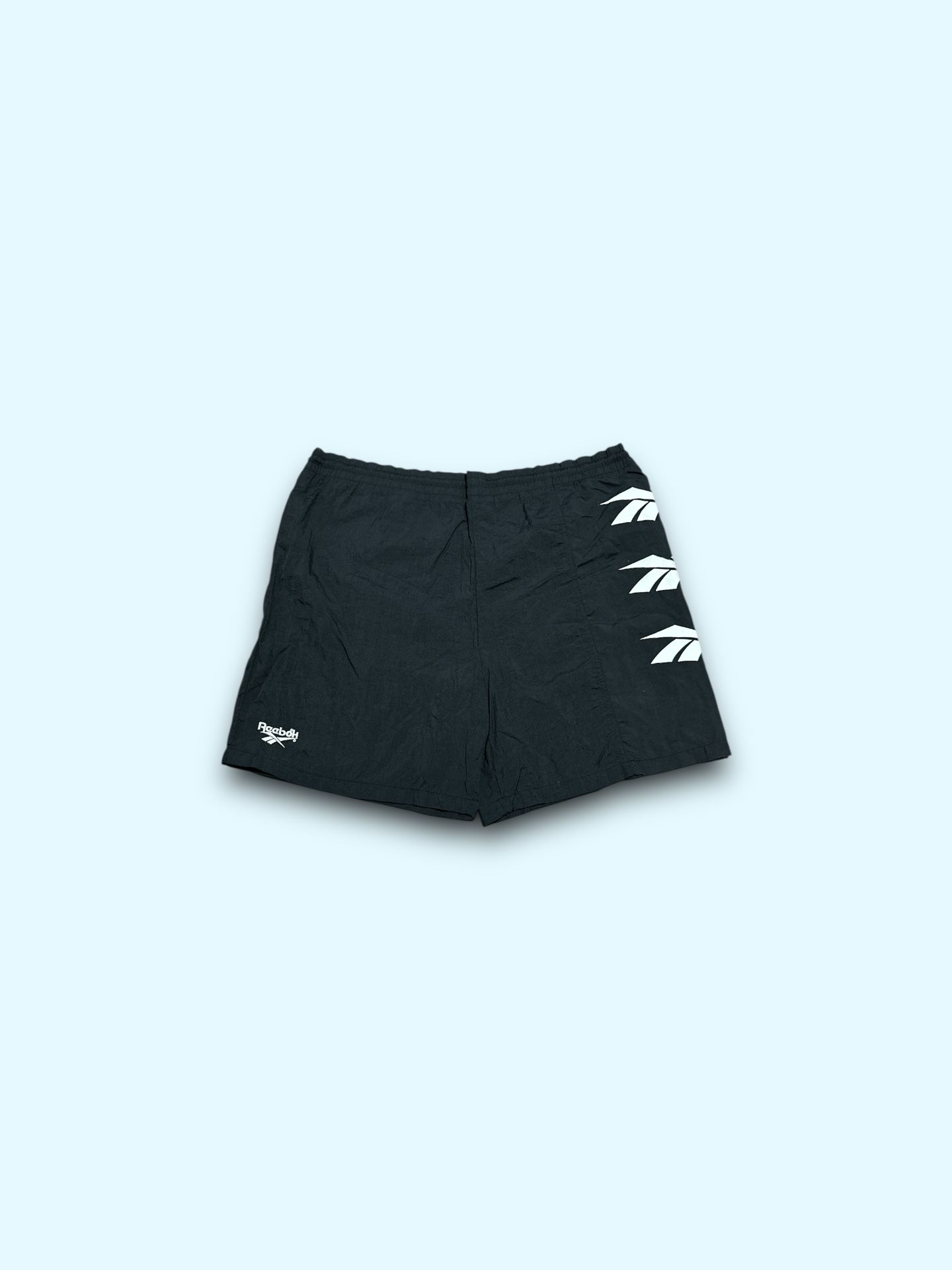 Vintage Reebok nylon shorts black men’s large