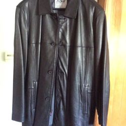 Men's Leather Coat