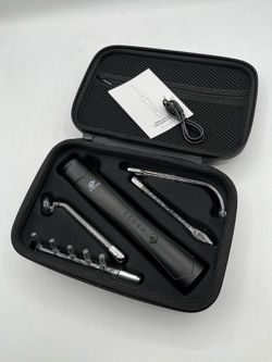 Portable High Frequency Facial Wand with 4 Electrodes (Black)