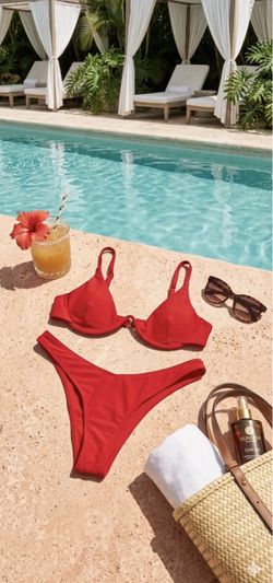 Red bikini