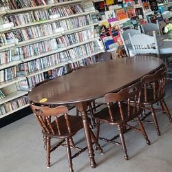 Large Table And 6 Chairs 