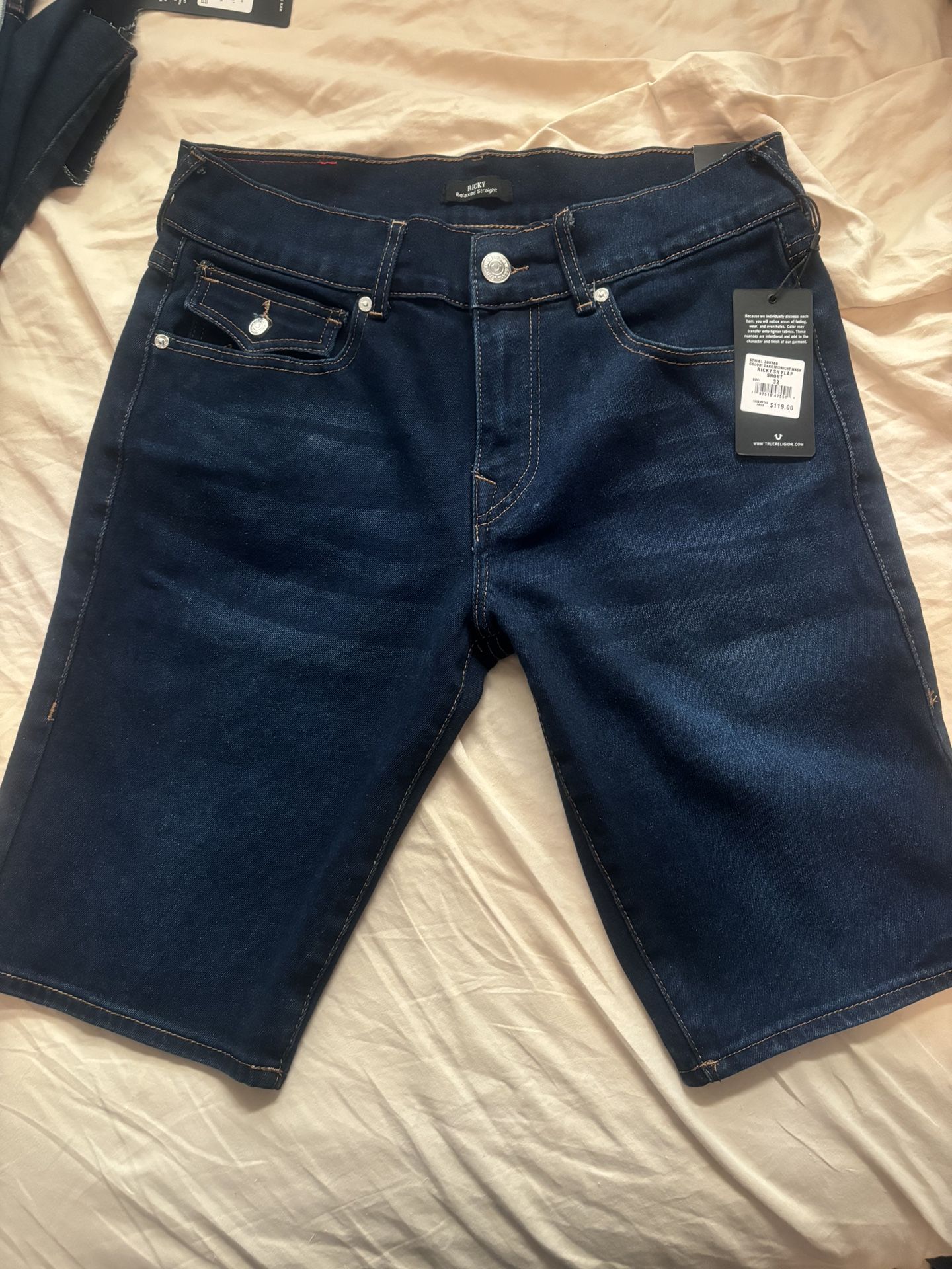 True Religion ricky shorts