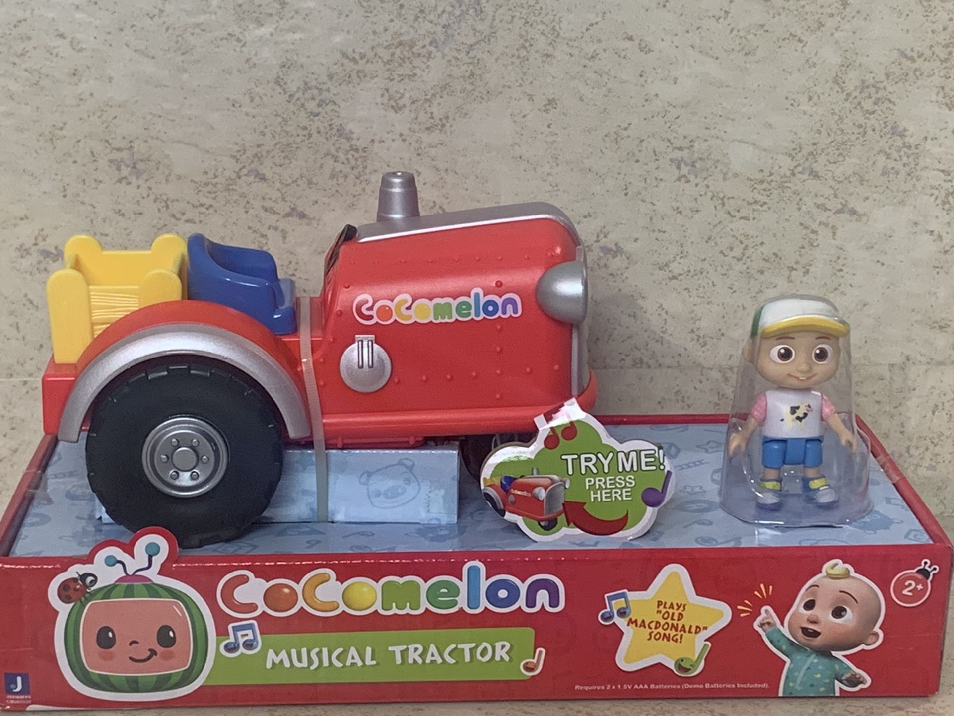 Cocomelon Musical Tractor Jj Doll new