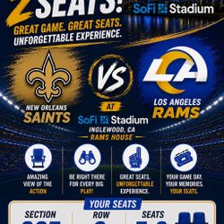Saints vs Rams 