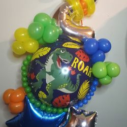 Dinosaur Balloon Bouquet