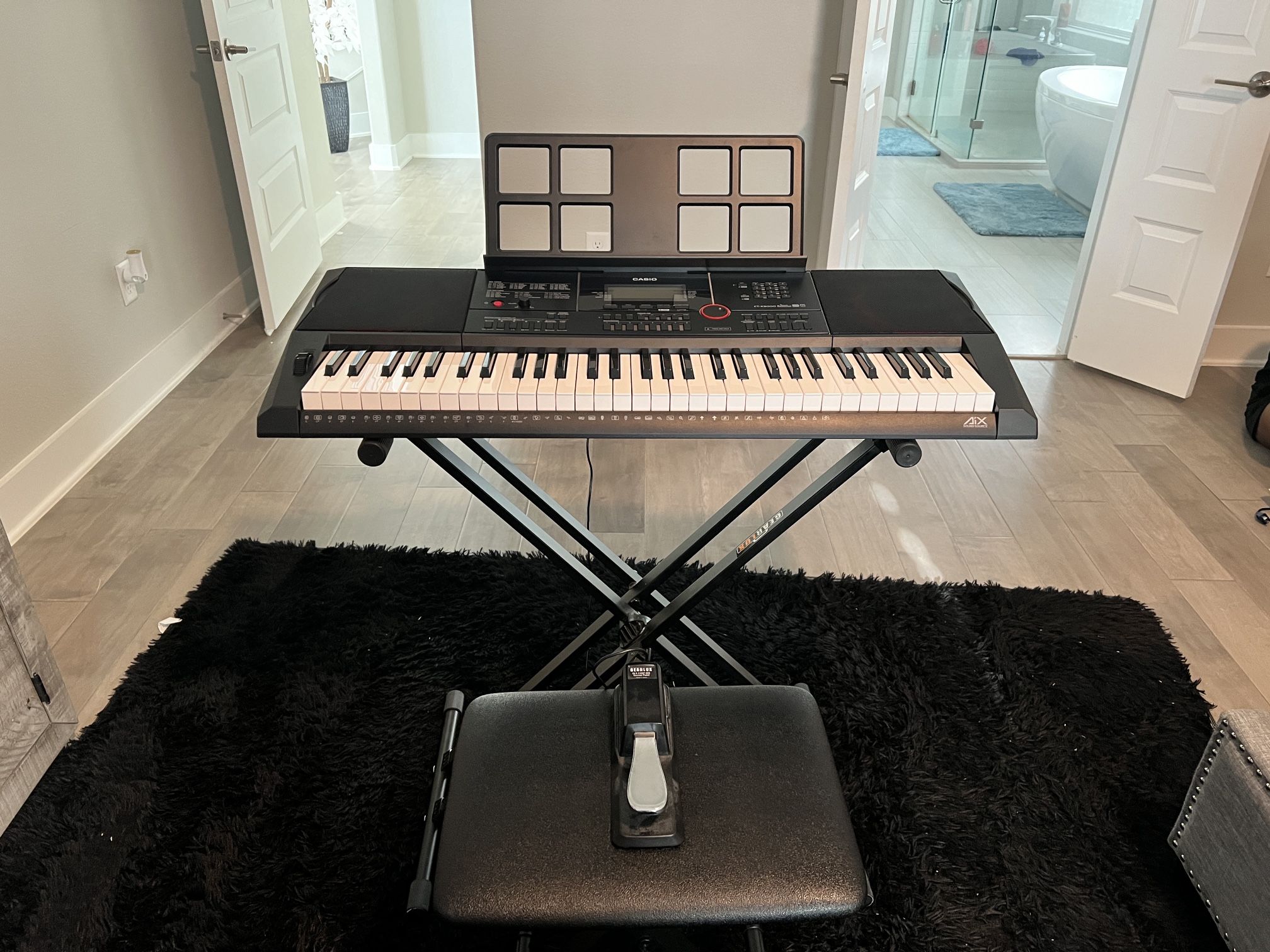 Casio CT-X3000. Comes With Stand & Pedal