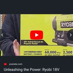 RYOBI PROPANE HEATER