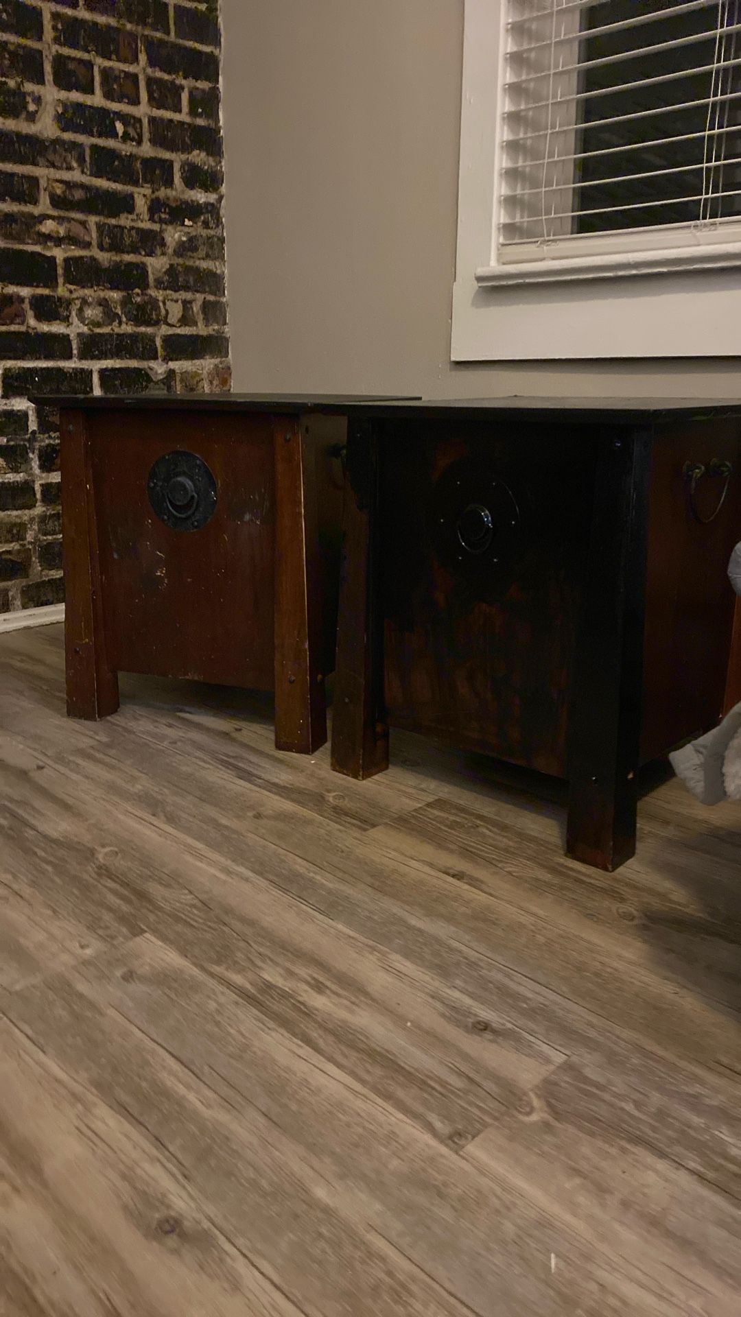 Wood Storage Side Tables (project ready)