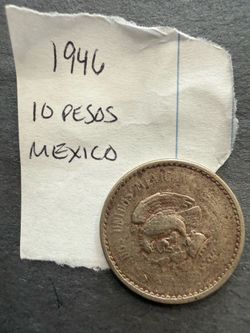 1946 Mexico 10 Centavo