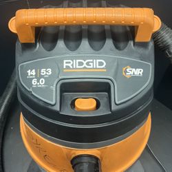 6.0 Rigid, Wet, Dry Vacuum With 14 Gallon Capacity