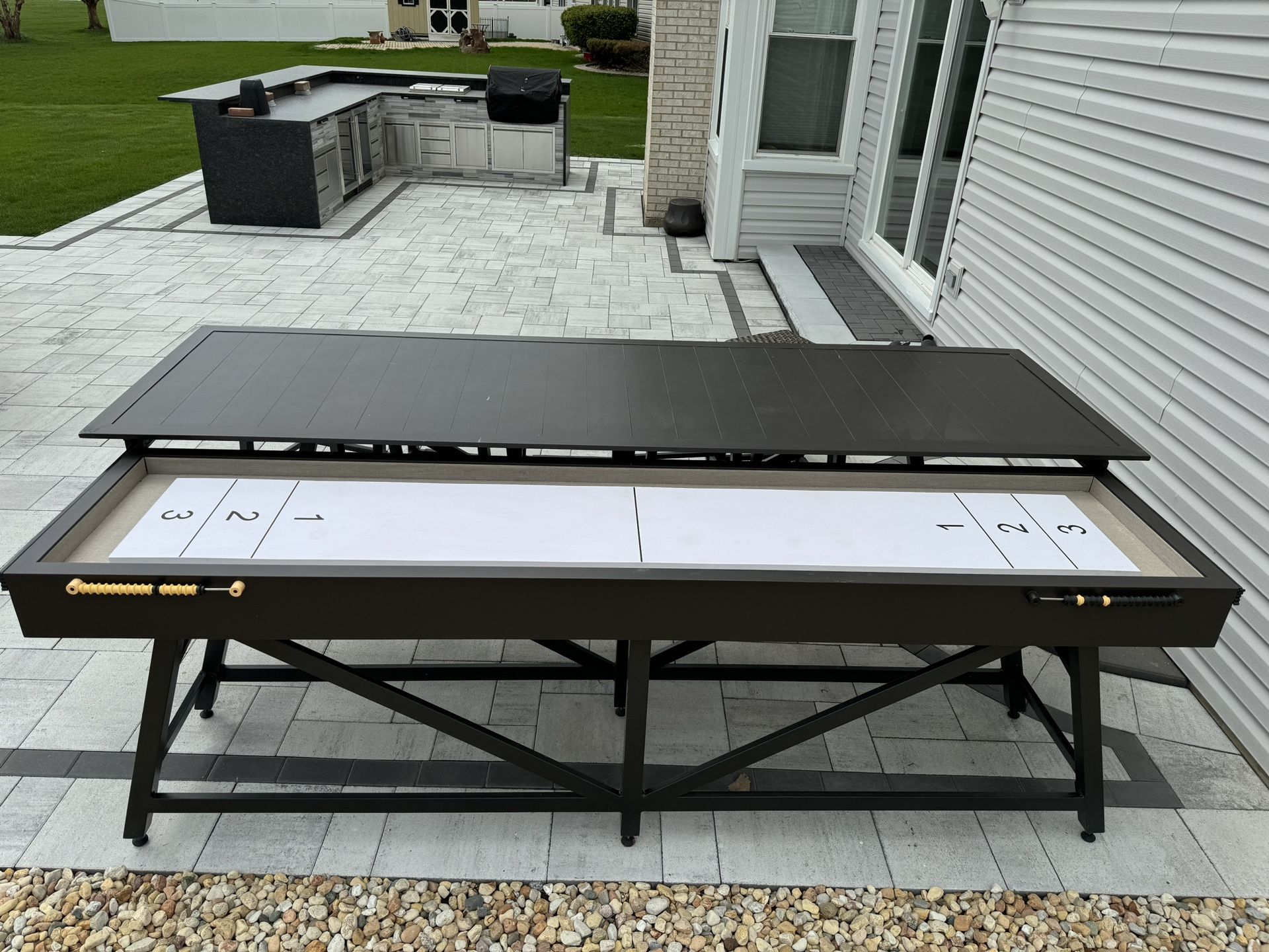 Outdoor Dining Set/Shuffleboard