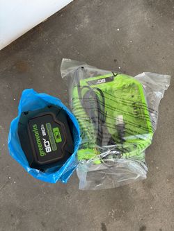 Greenworks 2 amp battery 80v and charger