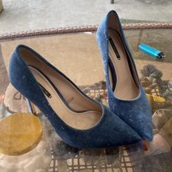 Women High Heel Blue 81/2