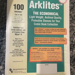 NEW - Arklites / Comic Book Sleeves 